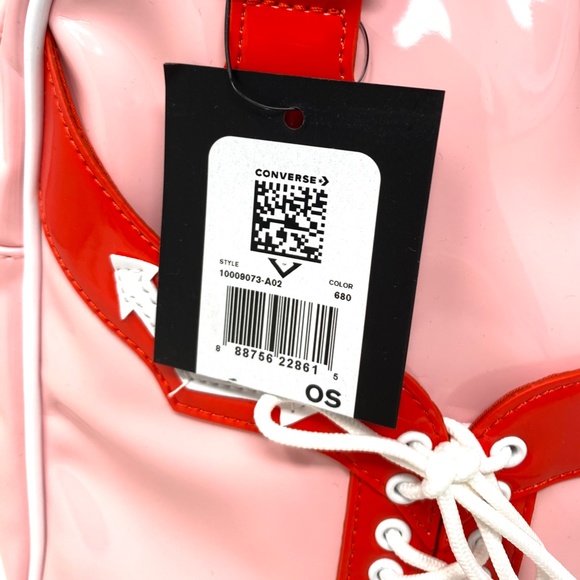 Converse x Mademe Western Purse Bag Pink Fiery Red Logo Women's 10009073-A02 - Picture 8 of 8